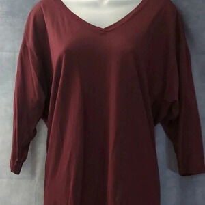 Gap | Top | 3/4 Sleeve | Size M | Dark Purple